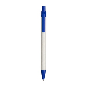 Stylo à bille en papier recyclé avec détails en PLA coloré 3