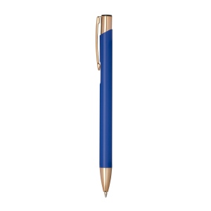 Stylo à bille en aluminium avec détails métalliques de couleur or rose 8