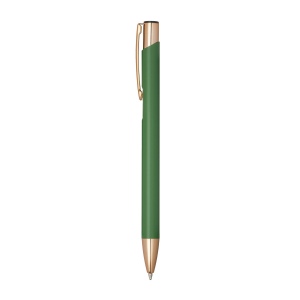 Stylo à bille en aluminium avec détails métalliques de couleur or rose 10