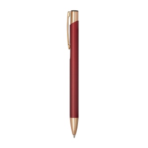 Stylo à bille en aluminium avec détails métalliques de couleur or rose 11