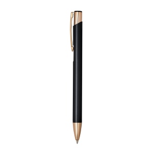 Stylo à bille en aluminium avec détails métalliques de couleur or rose 12