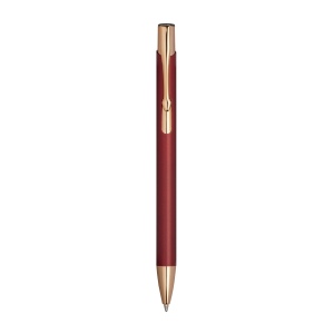 Stylo à bille en aluminium avec détails métalliques de couleur or rose 5
