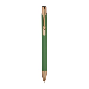 Stylo à bille en aluminium avec détails métalliques de couleur or rose 4