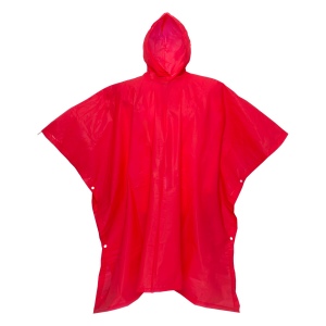 Poncho imperméable en PEVA recyclé. Emballé dans un sac en PET recyclé 4