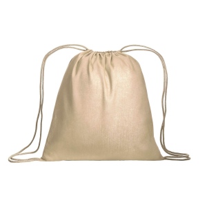 Sac à dos en coton 120 g/m2, avec fermeture à étranglement. Il est certifié OEKO-TEX®. 4