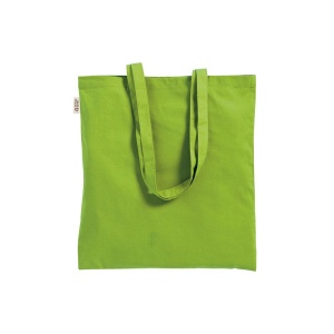 Tote bag uni en coton recyclé de 140 g/m2. Certifié GRS 26