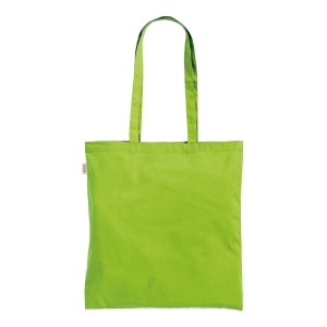 Tote bag uni en coton recyclé de 140 g/m2. Certifié GRS 27