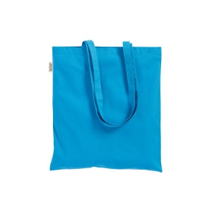 Tote bag uni en coton recyclé de 140 g/m2. Certifié GRS 35