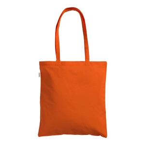 Tote bag uni en coton recyclé de 140 g/m2. Certifié GRS 45