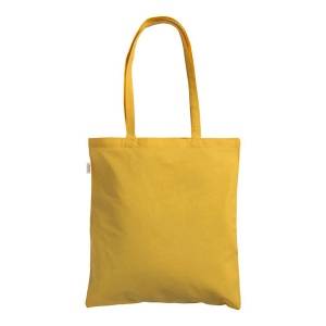 Tote bag uni en coton recyclé de 140 g/m2. Certifié GRS 48