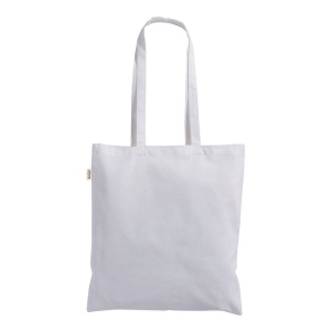 Tote bag uni en coton recyclé de 140 g/m2. Certifié GRS 60