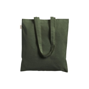 Tote bag uni en coton recyclé de 140 g/m2. Certifié GRS 23