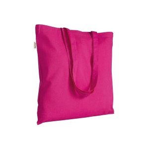 Tote bag uni en coton recyclé de 140 g/m2. Certifié GRS 7