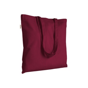 Tote bag uni en coton recyclé de 140 g/m2. Certifié GRS 9