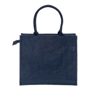 Sac en jute avec poignées en coton. Fermeture à glissière 23