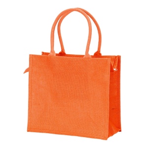 Sac en jute avec poignées en coton. Fermeture à glissière 5