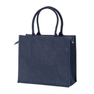 Sac en jute avec poignées en coton. Fermeture à glissière 7