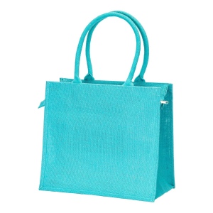 Sac en jute avec poignées en coton. Fermeture à glissière 4