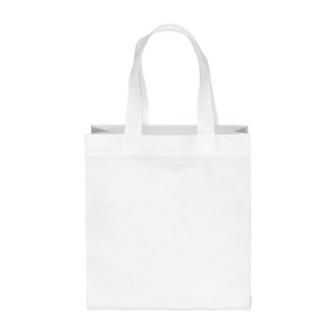 Sac de shopping en PET recyclé 80 g/m2 thermosoudé (TNT R-PET) 6