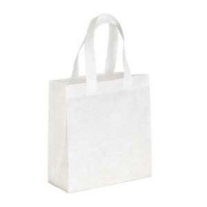 Sac de shopping en PET recyclé 80 g/m2 thermosoudé (TNT R-PET) 3