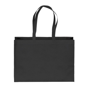 Sac de shopping en PET recyclé de 100 g/m2 (TNT R-PET) thermosoudé 4