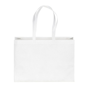 Sac de shopping en PET recyclé de 100 g/m2 (TNT R-PET) thermosoudé 6