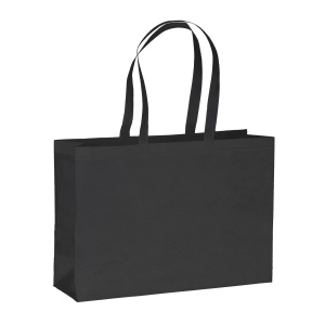 Sac de shopping en PET recyclé de 100 g/m2 (TNT R-PET) thermosoudé