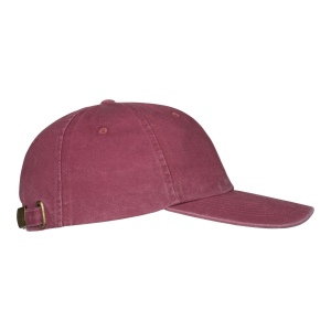 Casquette de base-ball en coton lavé à la pierre 260 g/m2, 6 panneaux 12