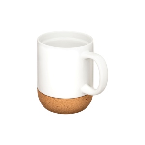 Mug en céramique de 410 ml avec base en liège amovible 5