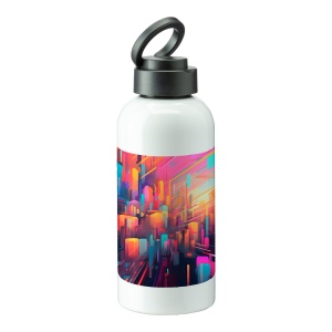 Bouteille isotherme de 500 ml en acier inoxydable. Impression par sublimation 4