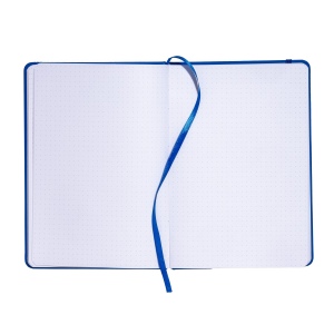 Cahier avec couverture en PU. Feuilles pointillées sur papier blanc (80 pages) 10