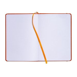 Cahier avec couverture en PU. Feuilles pointillées sur papier blanc (80 pages) 11