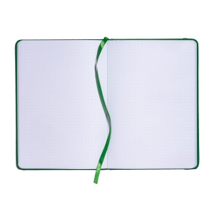 Cahier avec couverture en PU. Feuilles pointillées sur papier blanc (80 pages) 14