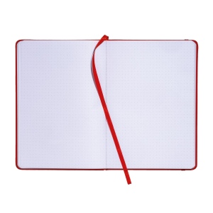 Cahier avec couverture en PU. Feuilles pointillées sur papier blanc (80 pages) 15