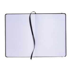 Cahier avec couverture en PU. Feuilles pointillées sur papier blanc (80 pages) 16