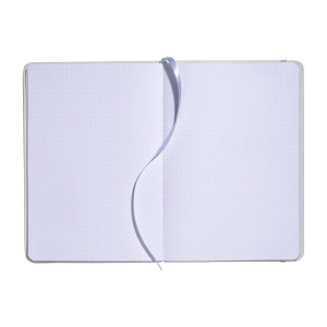 Cahier avec couverture en PU. Feuilles pointillées sur papier blanc (80 pages) 17