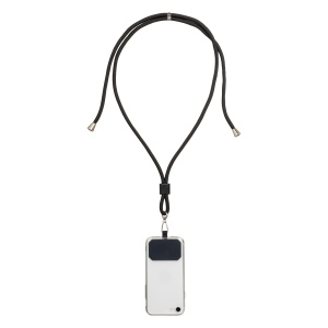 Lanière en polyester pour téléphone portable avec étiquette à personnaliser 4