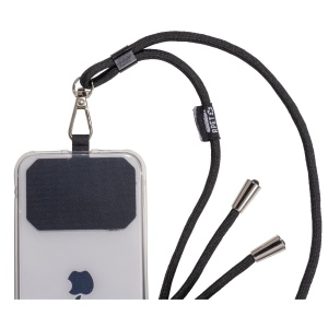 Cordon pour badge/téléphone portable en RPET avec étiquette à personnaliser 5