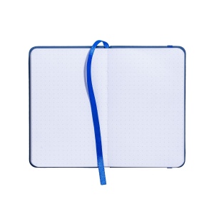 Cahier avec couverture en PU. Feuilles pointillées sur papier blanc (80 pages) 13