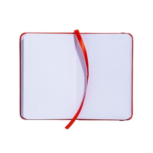 Cahier avec couverture en PU. Feuilles pointillées sur papier blanc (80 pages) 15