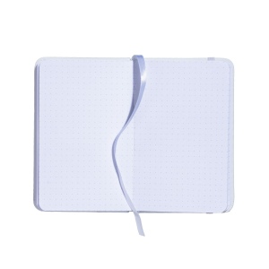 Cahier avec couverture en PU. Feuilles pointillées sur papier blanc (80 pages) 17