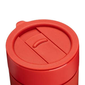 Tasse en céramique siliconée de 300 ml. Bouchon amovible en PP avec ouverture à glissière 21