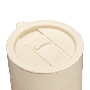 Tasse en céramique siliconée de 300 ml. Bouchon amovible en PP avec ouverture à glissière 9