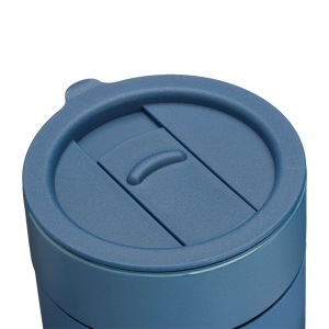 Tasse en céramique siliconée de 300 ml. Bouchon amovible en PP avec ouverture à glissière 12