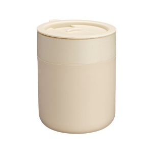 Tasse en céramique siliconée de 300 ml. Bouchon amovible en PP avec ouverture à glissière 2