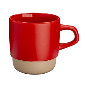 Mug en céramique de 320 ml. Empilable. Extérieur mat et intérieur poli 13