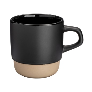 Mug en céramique de 320 ml. Empilable. Extérieur mat et intérieur poli 14