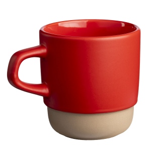 Mug en céramique de 320 ml. Empilable. Extérieur mat et intérieur poli 6