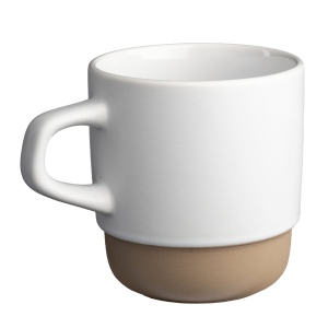 Mug en céramique de 320 ml. Empilable. Extérieur mat et intérieur poli 8