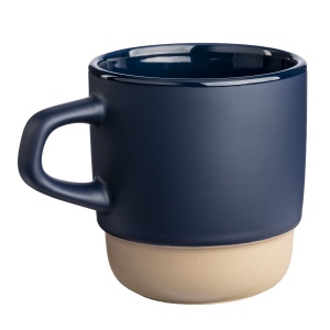 Mug en céramique de 320 ml. Empilable. Extérieur mat et intérieur poli 4